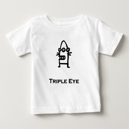 Three Eye Bot Triple Eye Baby T-shirt (Vorderseite)