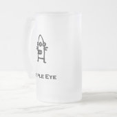 Three Eye Bot Triple Eye Mattglas Bierglas (Vorderseite Links)