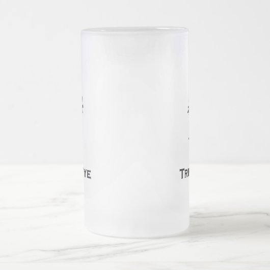 Three Eye Bot Triple Eye Mattglas Bierglas (Mittel)