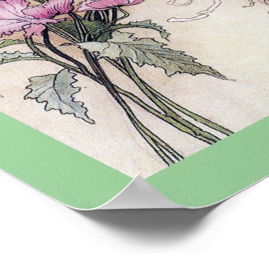 Three Fairies Mad mit Joy Poster (Ecke)