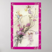 Three Fairies Mad with Joy by Warwick Goble Poster (Vorne)