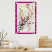 Three Fairies Mad with Joy by Warwick Goble Poster (Küche)