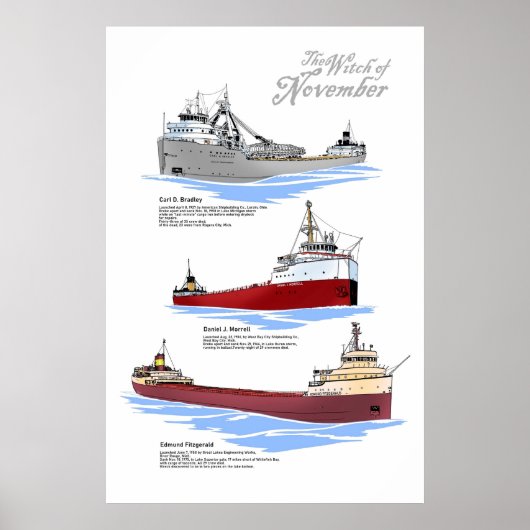 Three famous wrecks history poster (Vorne)