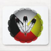Three Feathers Mousepad (Vorne)