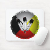 Three Feathers Mousepad (Mit Mouse)