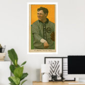Three Finger Brown Cubs Baseball 1911 Poster (Heimbüro)