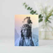 Three Fingers - Southern Cheyenne Postkarte (Stehend Vorderseite)