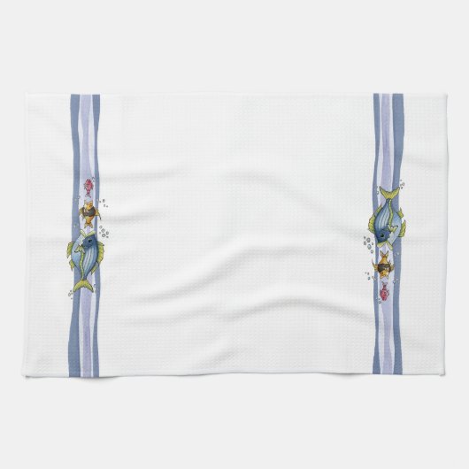 Three Fish - Küchentuch (Horizontal)