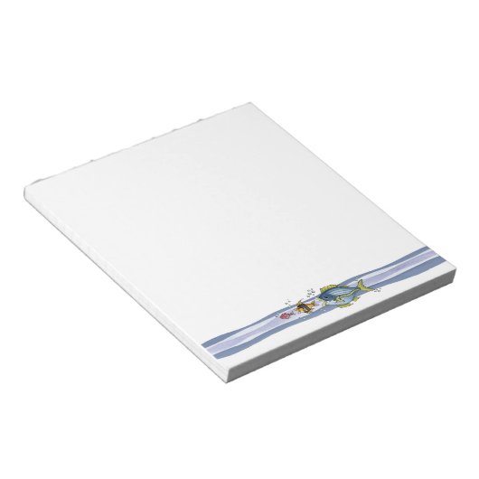 Three Fish - Notepad Notizblock (angewinkelt)