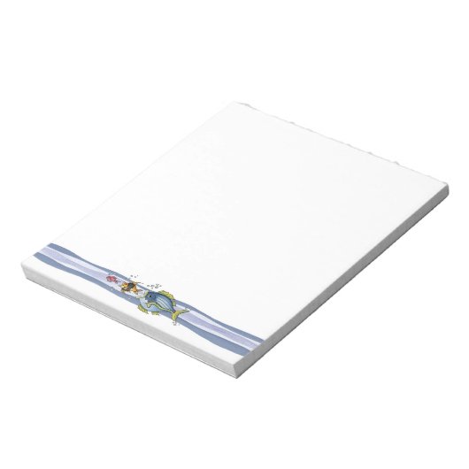 Three Fish - Notepad Notizblock (Rotiert)