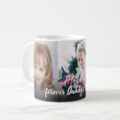 Three Foto Daddy Daughter Tasse (Vorderseite Links)
