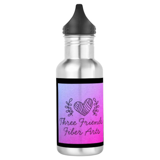 Three FriendsFibreArts Wasserflasche (Links)