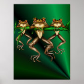 Three Frogs Poster (Vorne)