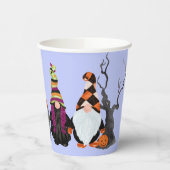 Three Funny Halloween Gnomes Pappbecher (Links)