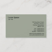 Three Gears v3 - White und Wüste Sage Visitenkarte (Rückseite)