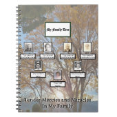 Three Generation Autumn Sunset Mercies Miracles Notizblock (Vorderseite)
