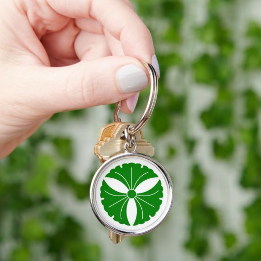 Three Ginkgo Blätter Schlüsselanhänger (Hand)