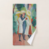 "Three Girls" Art-Handtuch-Set Badhandtuch Set (Handtuch)