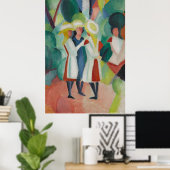 "Three Girls" Art Poster (Heimbüro)