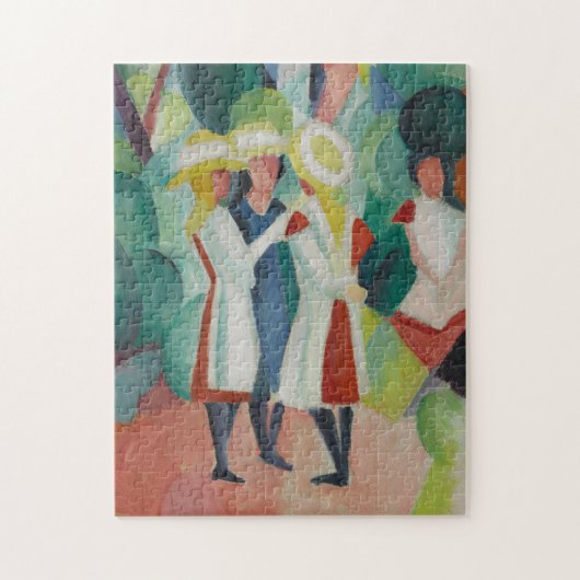"Three Girls" Art Puzzle (Vertikal)