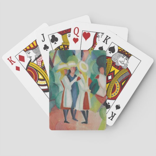 "Three Girls" Spielkarten (Rückseite)