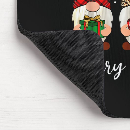 Three Gnome Shirt For Women Merry Christmas Buffal Mousepad (Ecke)