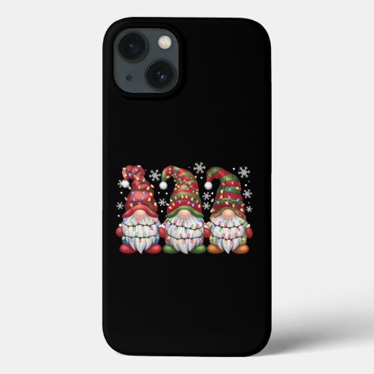 Three Gnomes Buffalo Kariert Red Christmas Case-Mate iPhone Hülle (Rückseite)