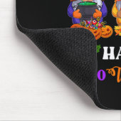 Three Gnomes Halloween Frohe Weihnachts-Happy Hall Mousepad (Ecke)