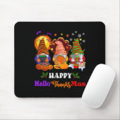 Three Gnomes Halloween Frohe Weihnachts-Happy Hall Mousepad (Mit Mouse)