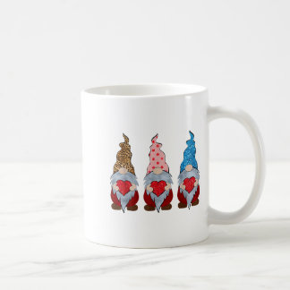 Three Gnomes Holding Heart Funny Valentines Day Co Kaffeetasse