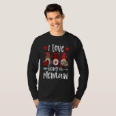 Three Gnomes I Love Being A Memaw Funny Valentines T-Shirt (Vorne ganz)
