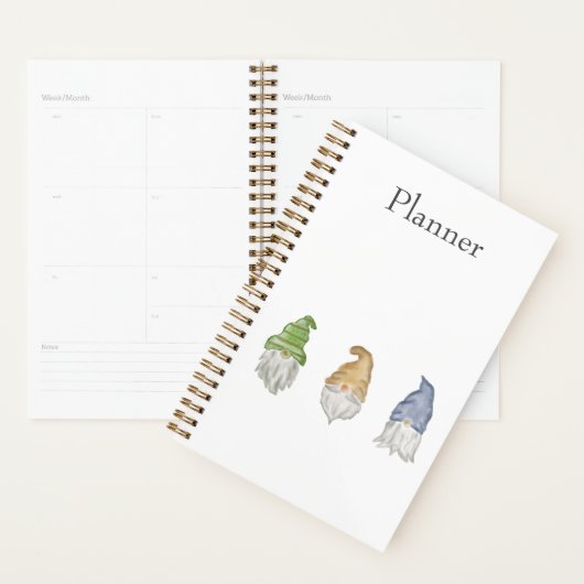 Three Gnomes Spiral Soft Cover Planner Planer (Anzeige)