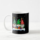 Three Gnomes Tree Lights Men Women Matching Xmas H Kaffeetasse (Links)