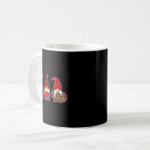 Three Gnomes Valentine Plaid Buffalo Leopard Coupl Kaffeetasse (Vorderseite Links)