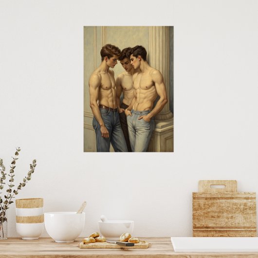 Three graces: A romantic study in desire Poster (Küche)
