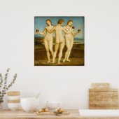 Three Graces Raphael Sanzio Poster (Küche)