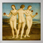 Three Graces Raphael Sanzio Poster (Vorne)