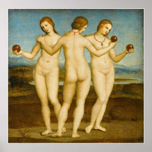 Three Graces Raphael Sanzio Poster (Vorne)