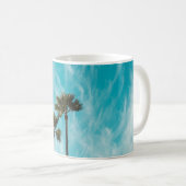 Three green leaf trees below cirus clouds kaffeetasse (VorderseiteRechts)
