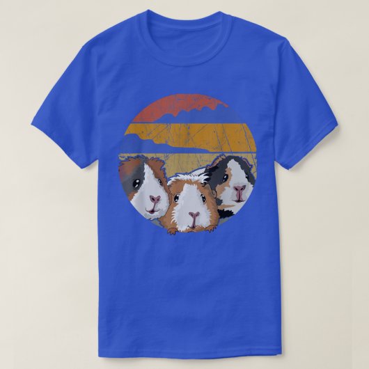 Three guinea pigs look in T-Shirt (Design vorne)