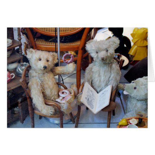 Three Happy Teddy Bears (Vorderseite (Horizontal))