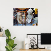 Three Happy Teddy Bears Poster (Heimbüro)