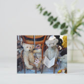 Three Happy Teddy Bears Postkarte (Stehend Vorderseite)