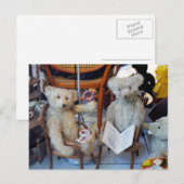 Three Happy Teddy Bears Postkarte (Vorne/Hinten)