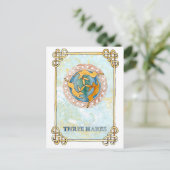 Three Hares Postcard Postkarte (Stehend Vorderseite)