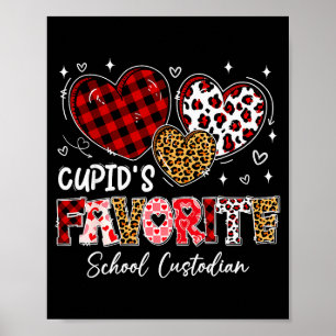 Three Hearts Cupids Lieblings-Hausmeister Vale Poster