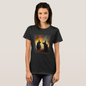 Three Hogs Horror Devil Beängstigend Halloween Cos T-Shirt (Vorne ganz)