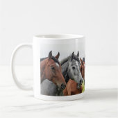 Three horse kaffeetasse (Links)