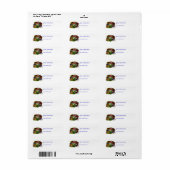 Three House Collage mit Blume (Vorne)