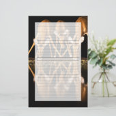 Three Impala Drink Together at Night Briefpapier (Stehend Vorderseite)